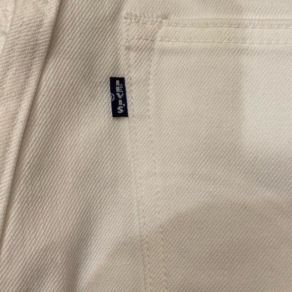 Levi’s Made and Crafted pipe straight jeans white size 27 - Picture 7 of 11